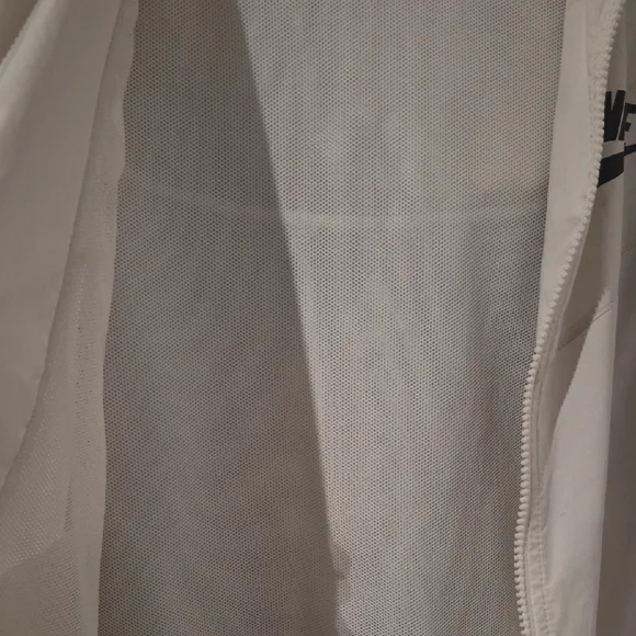 Nike White  Full-Zip Hoodie Unisex Size Large - Picture 8 of 9